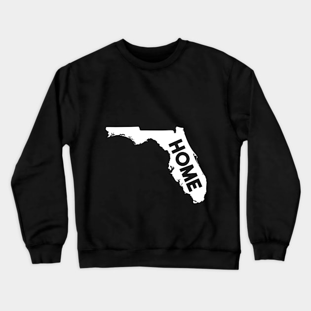 Florida Is My Home Design. Graphic Florida Tee Crewneck Sweatshirt by ghsp